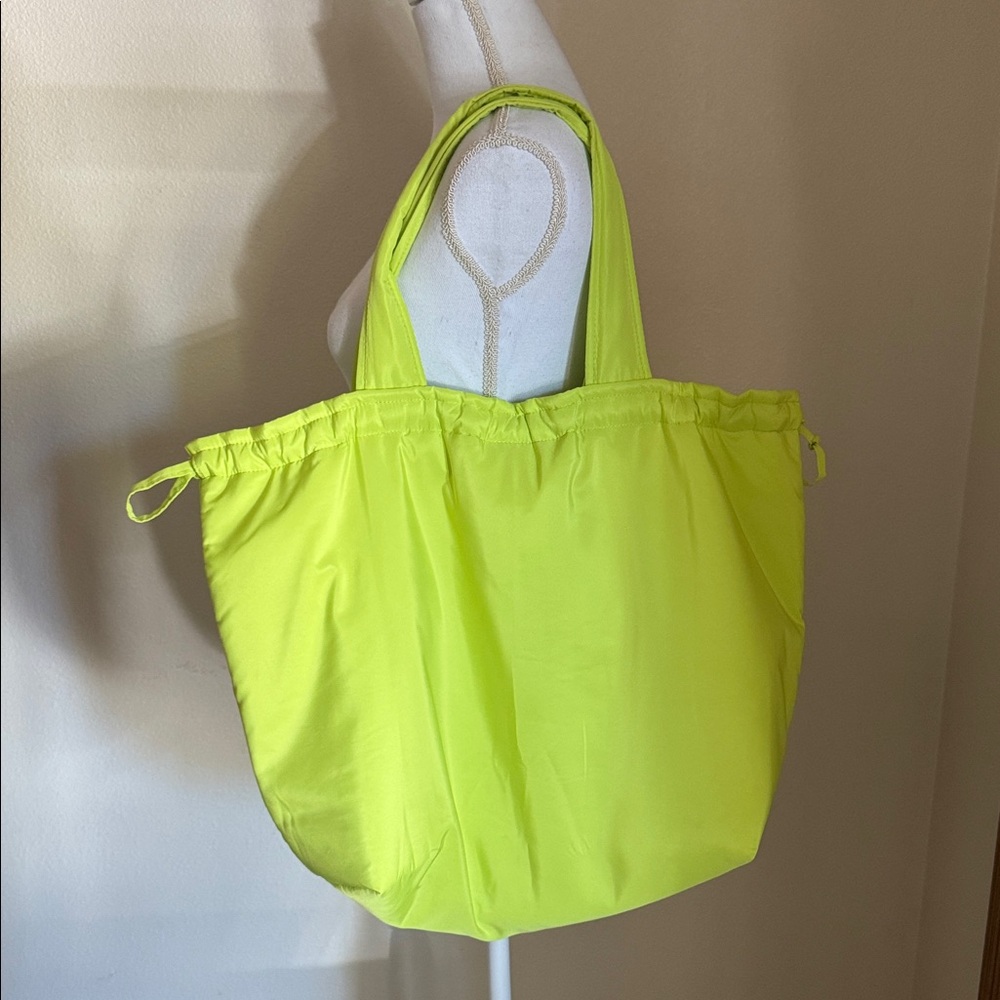 Neon Green Large Tote Bag